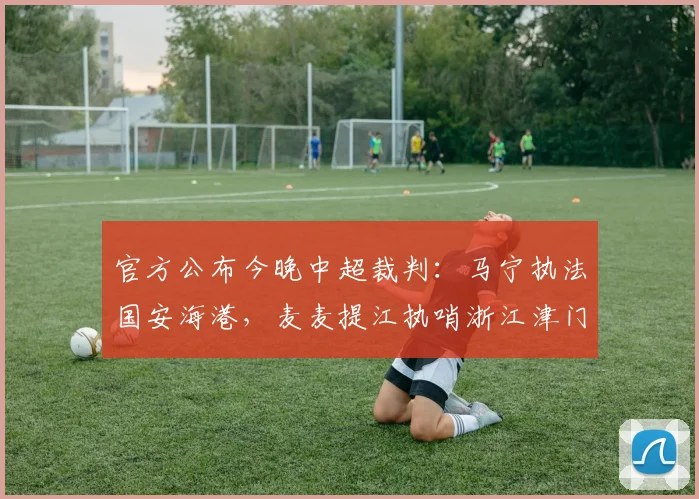 官方公布今晚中超裁判：马宁执法国安海港，麦麦提江执哨浙江津门虎